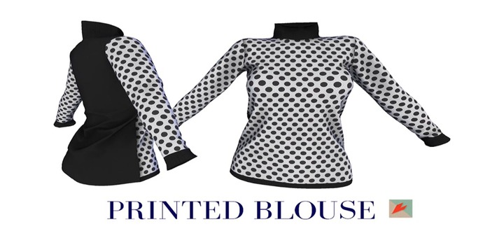 Paper Heart - Turtleneck - Mono Dots