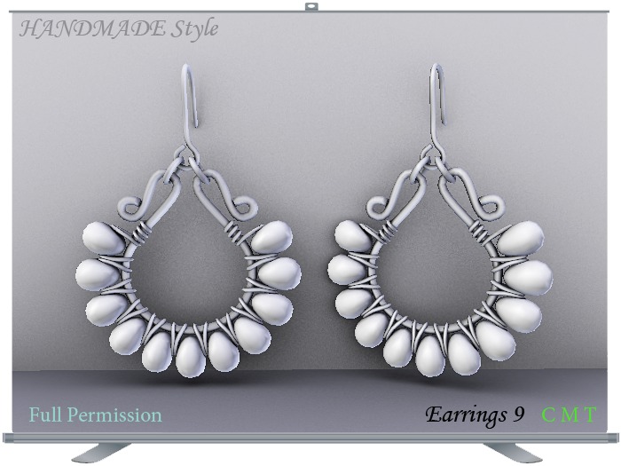 Earrings 9 Full Permission(HANDMADE STYLE)