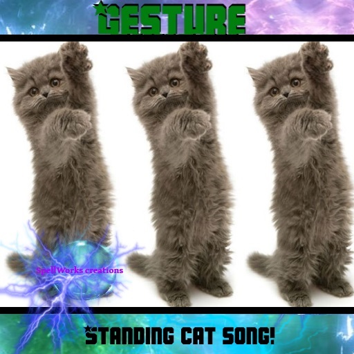 Standing Cat Gesture