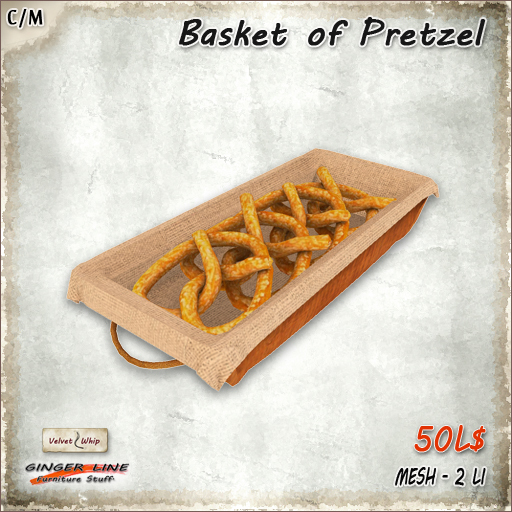[Ginger Line] Pretzel Basket