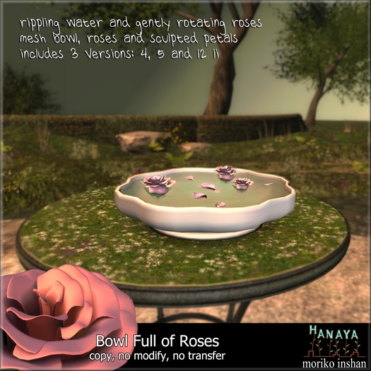 -Hanaya- Bowl Full of Roses