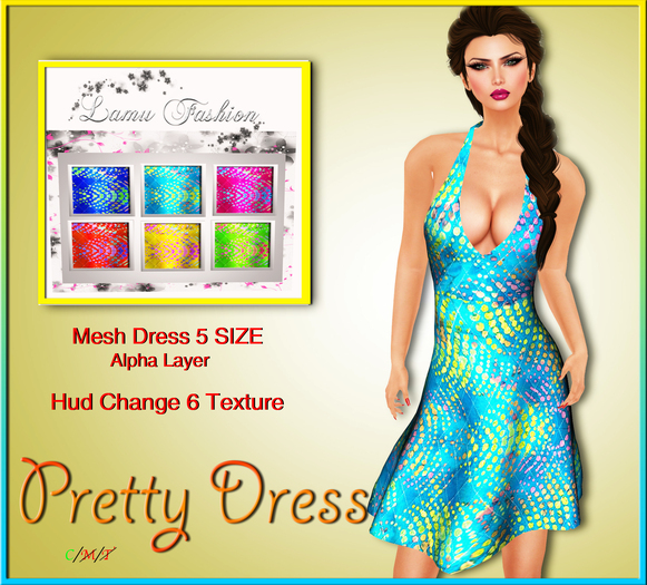 -Lamu Fashion-Pretty Dress 6 Change Texture !DISCOUNT!
