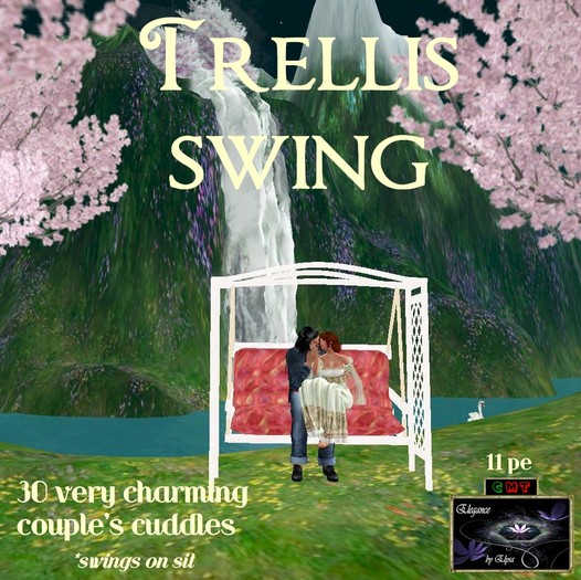 *EbE* Trellis Swing (Ivory/pinkgold) (bag)