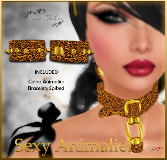 -Lamu Fashion-Sexy Animalier Collar and Bracelets