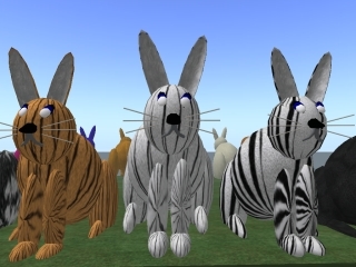 Second Life Marketplace - Mw Easter Rabbit Giant Tiger white
