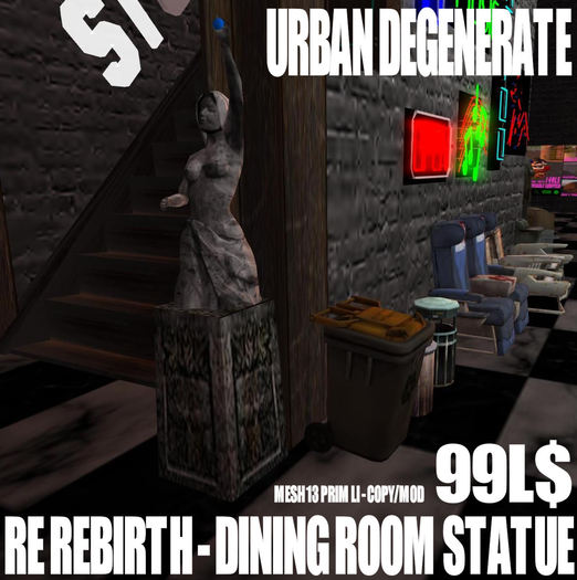 RE Rebirth Dining Room Statue 