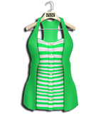 .:Vitrimi: Dress & Vest Mint Striped