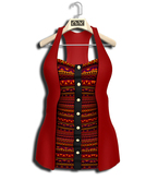 .:Vitrimi: Dress & Vest Aztec Red