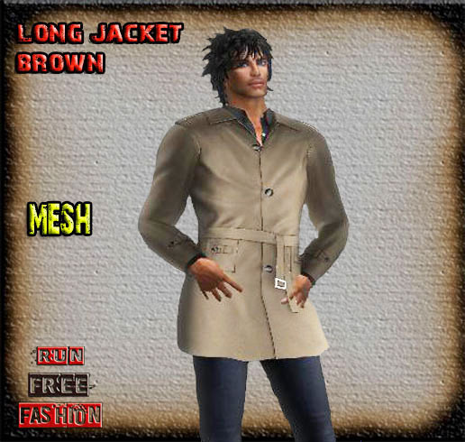 *RFF*Long Jacket Brown