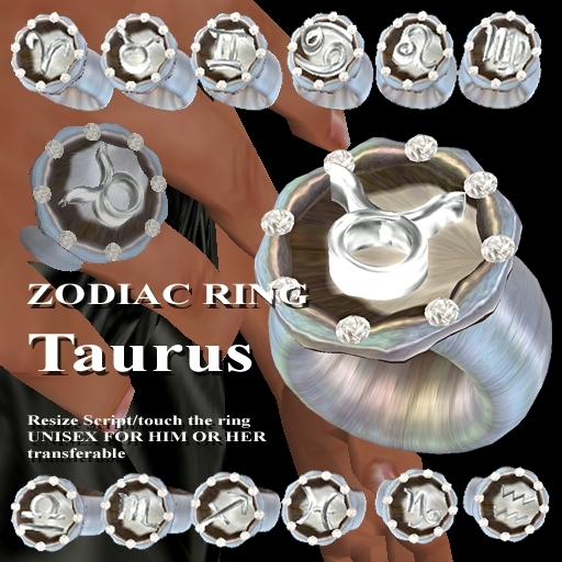 * GuTi EXTRAVAGANT ZODIAC RING Taurus Stier Sternzeichen