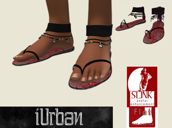 iUrban - Sandals Slink Black
