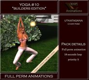 [RNP] Yoga #10_Utkatasana - Chair pose_Full perm Animation