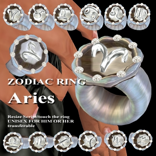 * GuTi EXTRAVAGANT ZODIAC RING Aries Widder Sternzeichen