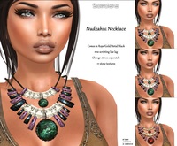 ~Soedara~  Silver Nudzahui Necklace Rough stones