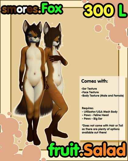 .:fruit.Salad:. smores.Fox Kit [Avatar 2.0]