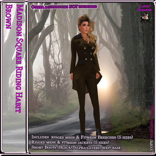 ~LP~ Madison Square Riding Habit BOXED 