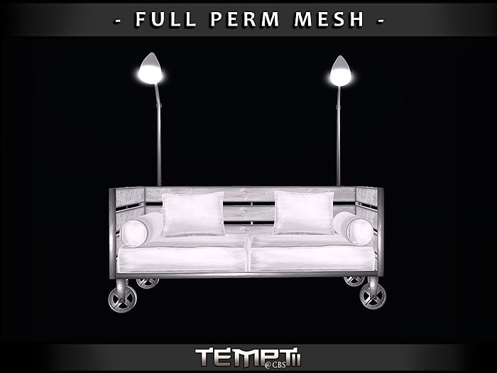 *TEMPTii* RUSTIC BENCH FULL PERM