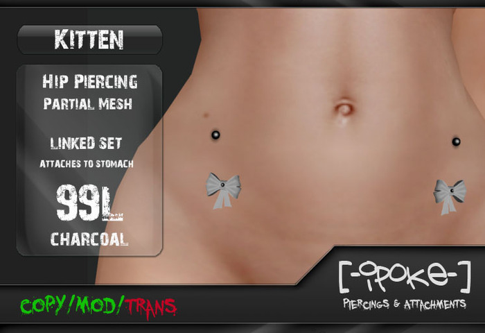 [-iPoke-] Kitten [Charcoal] (Wear me)