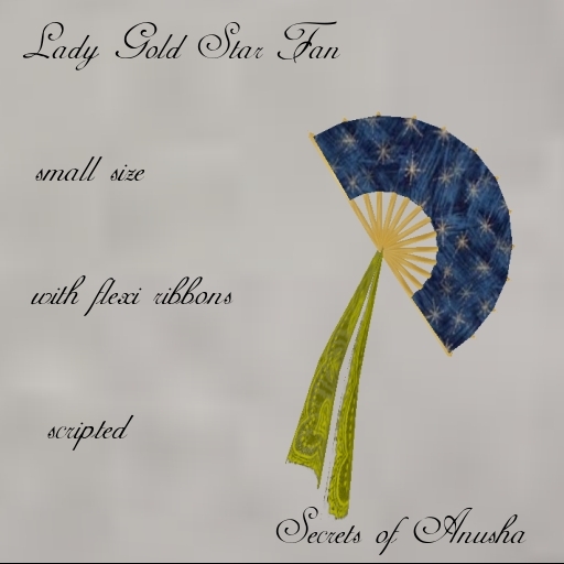 *SoA* Lady Gold Star Fan - normal size
