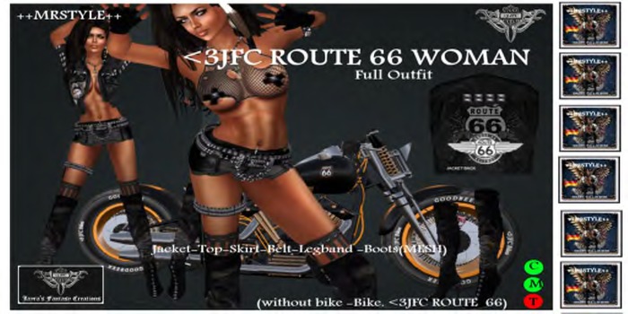 <3JFC ROUTE 66 WOMAN by++MRSTYLE++