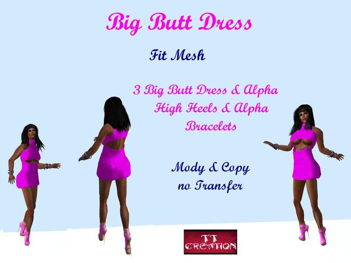 TT-C_BIG BUTT DRESS PINK_FitMesh