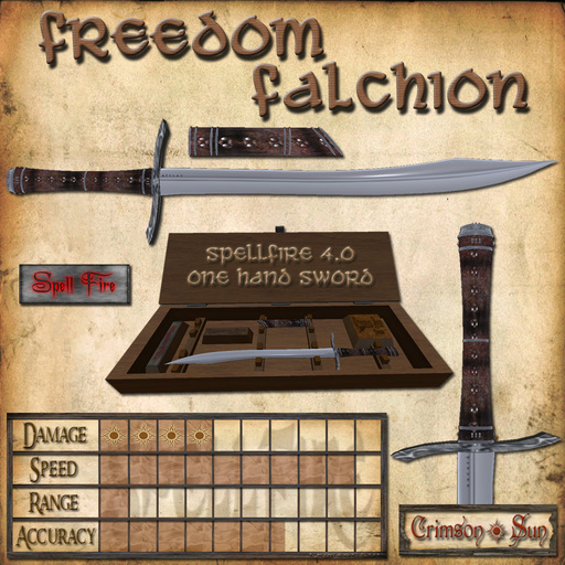 SpellFire Freedom Falchion (Spell Fire 4.0)