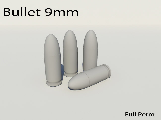 Second Life Marketplace - Bullet 9mm - Full Perm