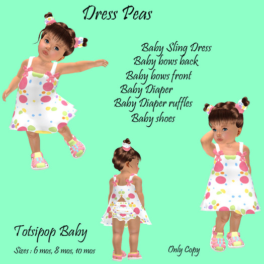 Totsipop Dress Peas