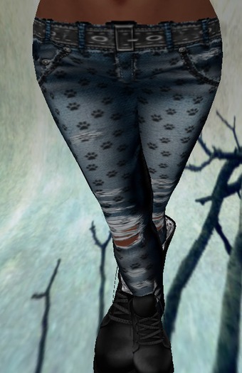 Brown Beauty skinny denim jeans