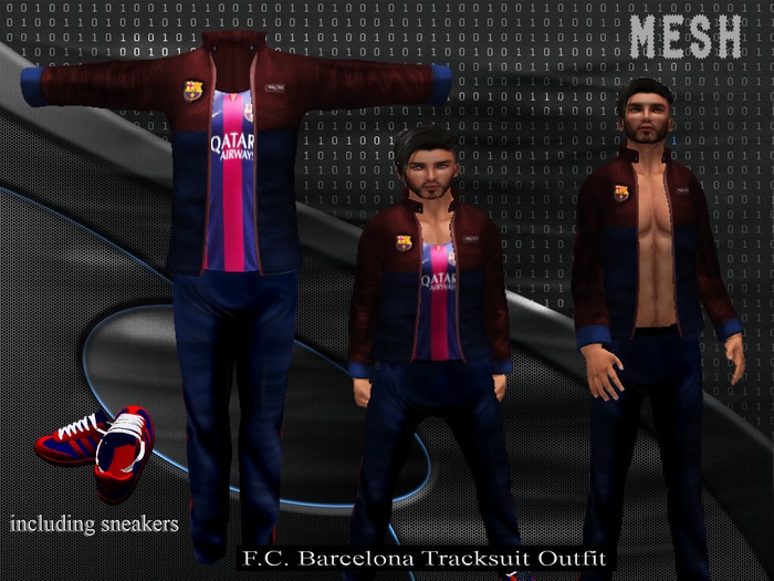 F.C. Barcelona Tracksuit Outfit