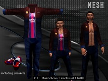 F.C. Barcelona Tracksuit Outfit