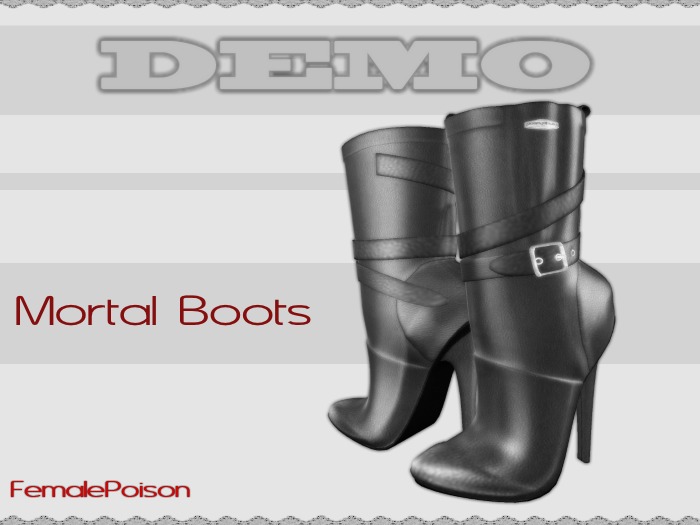 DEMO - !FP! Mortal Leather Belted Boots