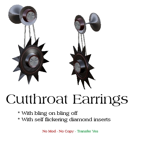 Cutthroat Earrings - Boxed