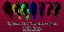 *CHICK DELUXE* BooBoo Scene Spiked Cuff Hair (9) COLORS!