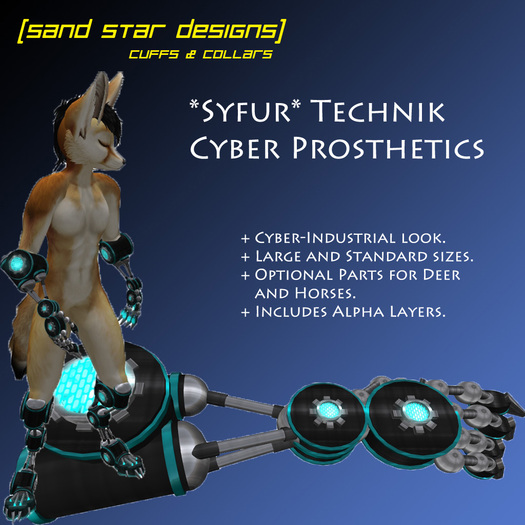 [SSD] *Syfur* Technik Cyber Prosthetics Cyan