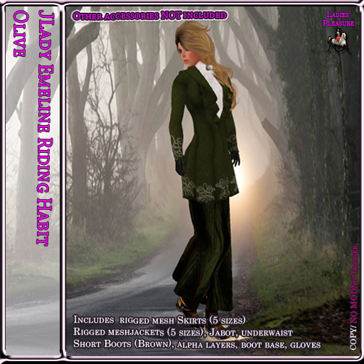 ~LP~ Lady Emeline Riding Habit BOXED 