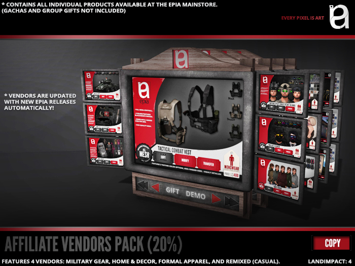 (epia) - Affiliate Vendor Pack (20%)