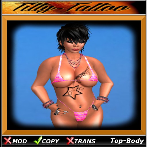 Titty-Tattoo (Stern - Bauch)