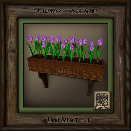 Rustic Wood Planter Em