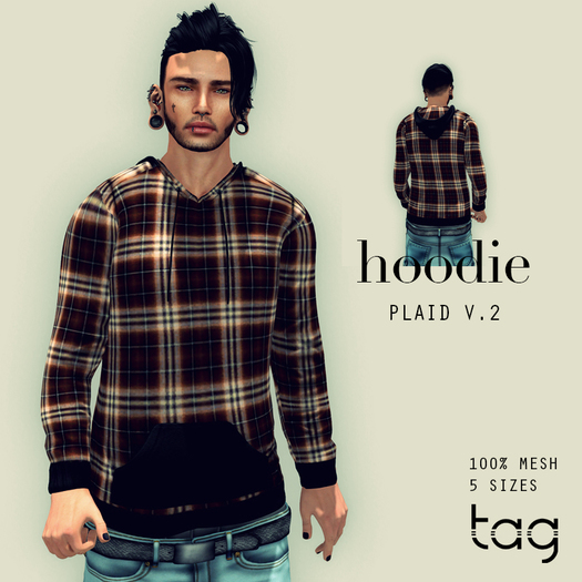 tag. hoodie [plaid] v.2