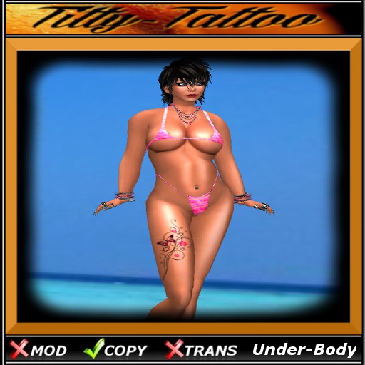 Titty-Tattoo (Ranke - Schenkel)