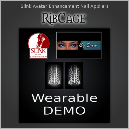 ~*By Snow*~ Slink Nails Appliers - RibCage DEMO