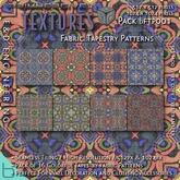 [bFTP001] 16 512px 1024px Colorful Tapestry Fabric Patterns for Wall Decoration and Clothing Design by E&D ENGINEERING