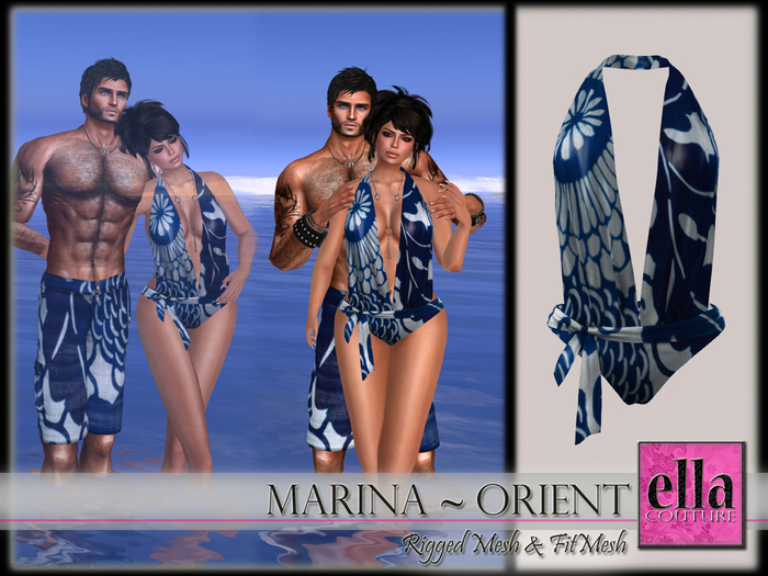 {eC} Marina - Orient Halter Swimsuit