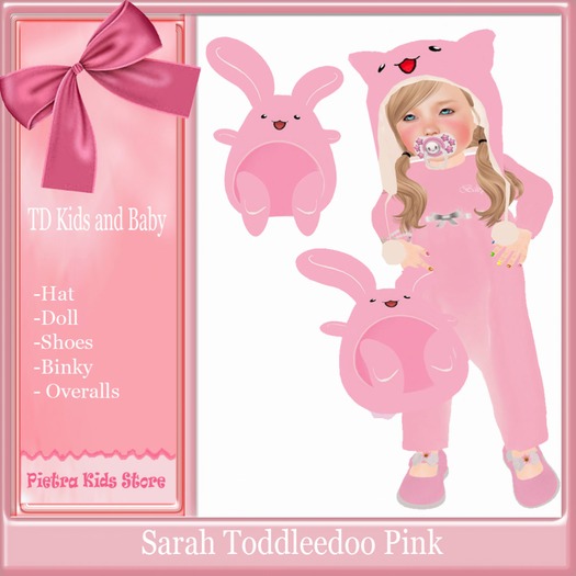 Sarah Toddleedoo Pink