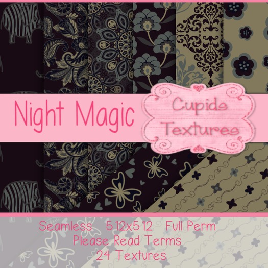 *Cupids Textures *  24 NIGHT MAGIC