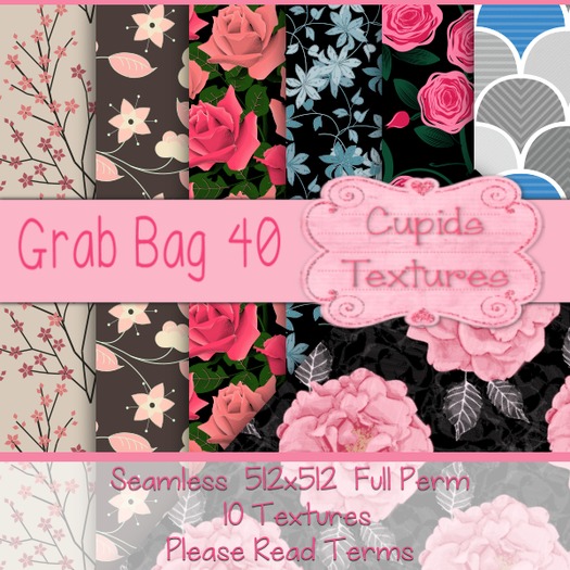 *Cupids Textures * 10 GRAB BAG 40