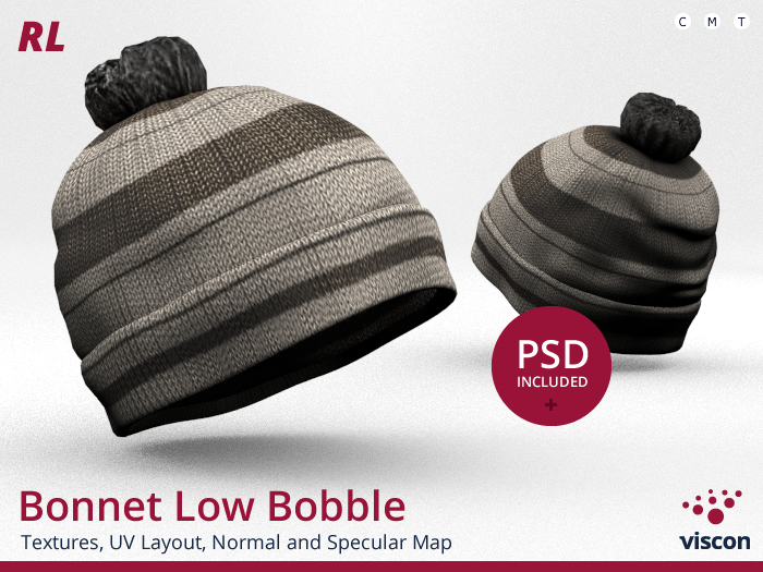 *viscon* Mesh Bonnet Low Bobble RL