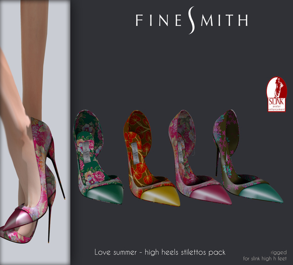 Love summer stilettos- 4 pairs