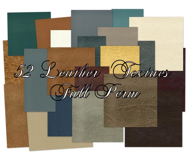 52 Leather  Textues Full Perm